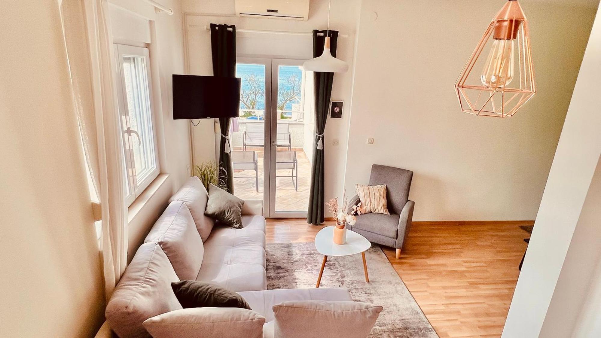 Luxury Beach Apartment W Sunset Sea Views Šibenik Eksteriør bilde
